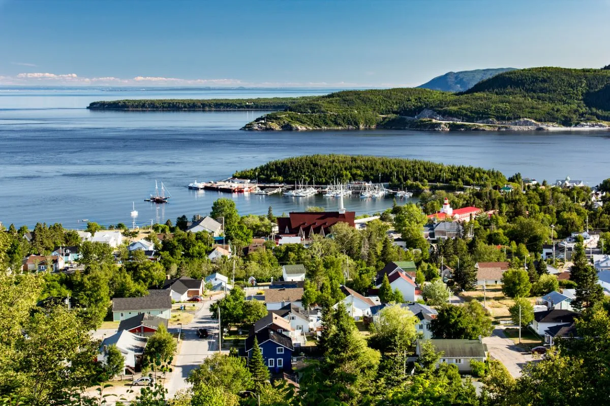 Le fleuve Saint-Laurent à Charlevoix